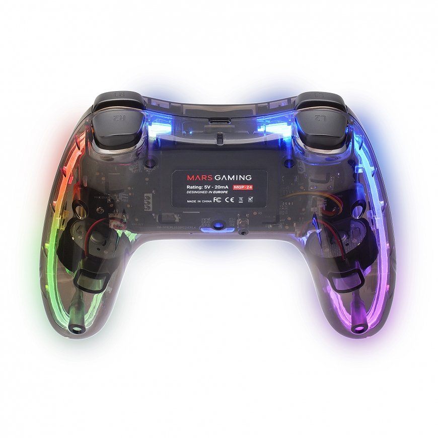 Mars Gaming MGP-24 Черный, Прозрачный RF Геймпад Android, MAC, ПК, PlayStation 4, Playstation 3, Xbo – 4