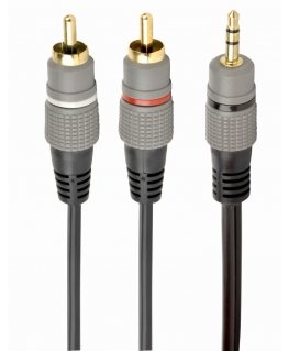 Gembird CCA-352-1.5M audiokaapeli 1,5 m 3.5mm 2 x RCA musta