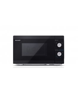 Sharp YC-MS01E-B mikrobangų krosnelė Juoda Mikrobangų krosnelė be papildomų funkcijų Stalviršis 20 L 800 W