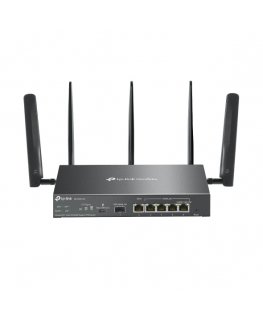 TP-Link Omada ER706W-4G bezvadu rūteris Tīkls Gigabit Ethernet Divkāršā frekvenču josla (2.4 GHz / 5 GHz) Melns