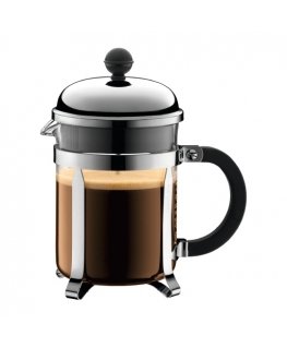 Bodum Chambord Melns, Nerūsējošs tērauds, Caurspīdīgs