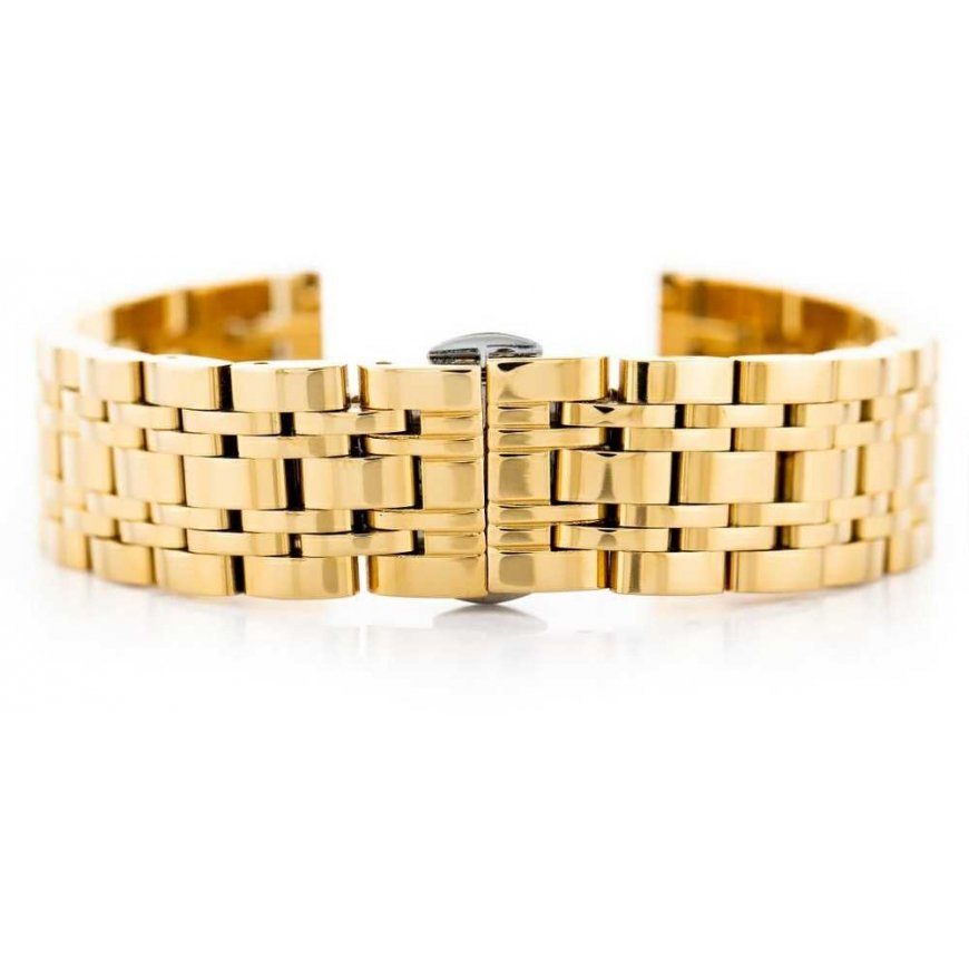Gold Pacific Model 5 bracelet - gold 22mm – 3