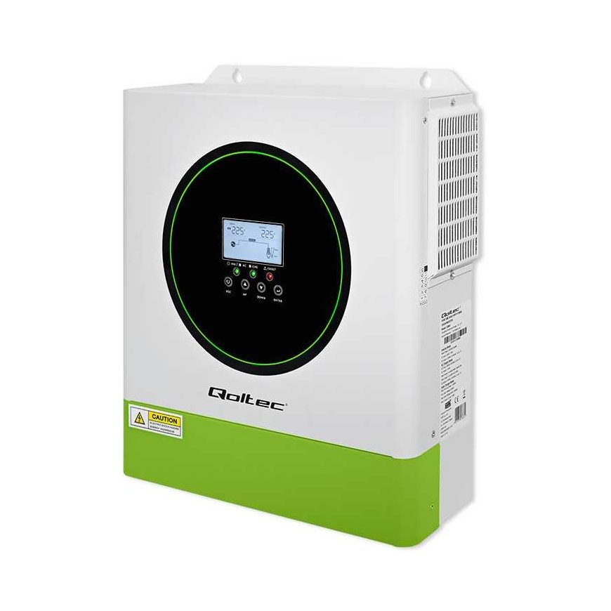 Qoltec Hybrydowy inverter solarny Off-Grid 3500W