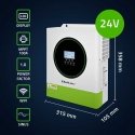 Qoltec Hybrydowy inwerter solarny Off-Grid 3500W | 100A | 24V | MPPT | BMS | opcja Wi-fi |Sinus | Power factor 1.0 Qoltec Hybrydowy inwerter solarny Off-Grid 3500W | 100A | 24V | MPPT | BMS | opcja Wi-fi |Sinus | Power factor 1.0