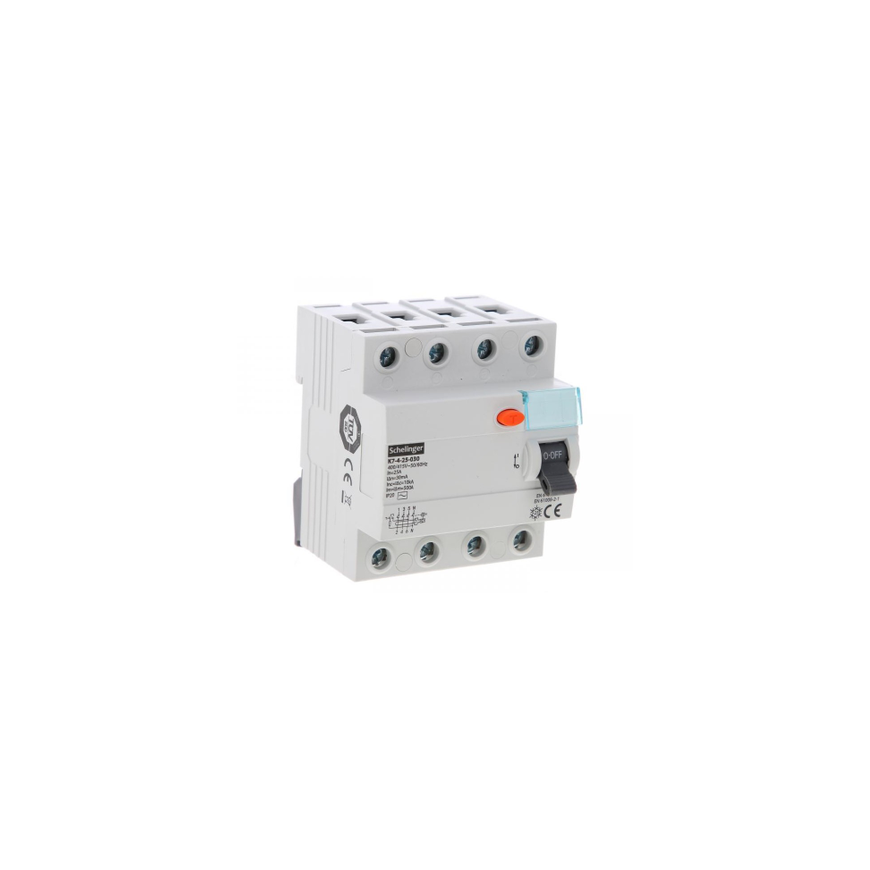 Bemko A03-V7-4-25-030 Residual current circuit breaker AC 4P 25A 30mA Schelinger A03-V7-4-25-030
