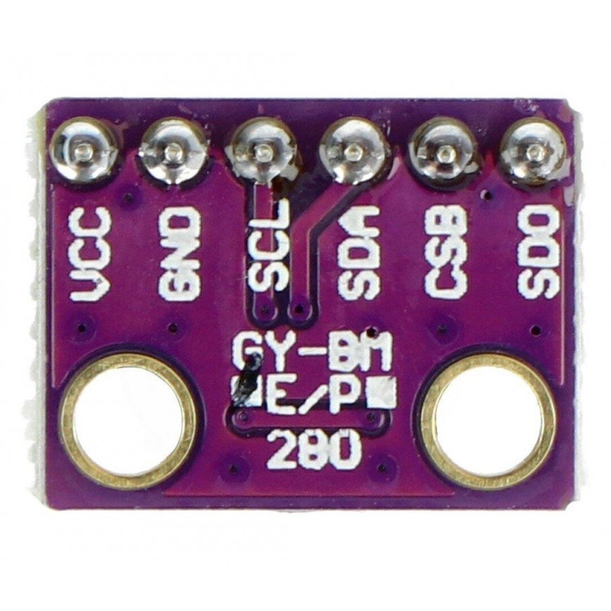 Oem BME280 - humidity, temperature and pressure sensor 110kPa I2C/SPI - 3.3V - soldered connectors – 3
