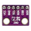 Oem BME280 - humidity, temperature and pressure sensor 110kPa I2C/SPI - 3.3V - soldered connectors Oem BME280 - humidity, temperature and pressure sensor 110kPa I2C/SPI - 3.3V - soldered connectors