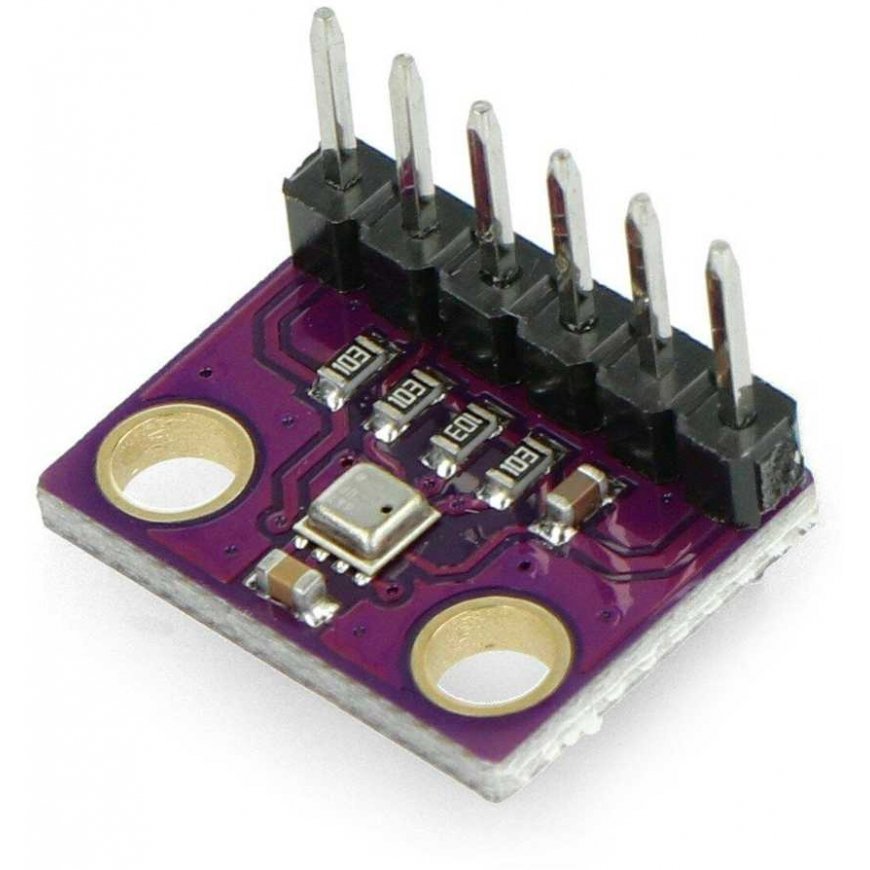 Oem BME280 - humidity, temperature and pressure sensor 110kPa I2C/SPI - 3.3V - soldered connectors – 4