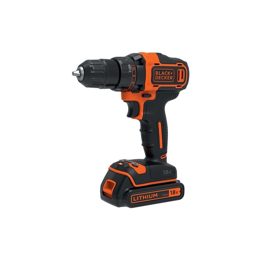 Black & Decker BDCDD186K-QW Black, Orange