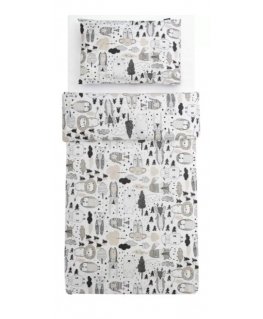 Familon KAVERIT tekikott Valge Puuvill 120 x 160 cm