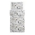 Familon KAVERIT pussilakana Valkoinen Puuvilla 120 x 160 cm