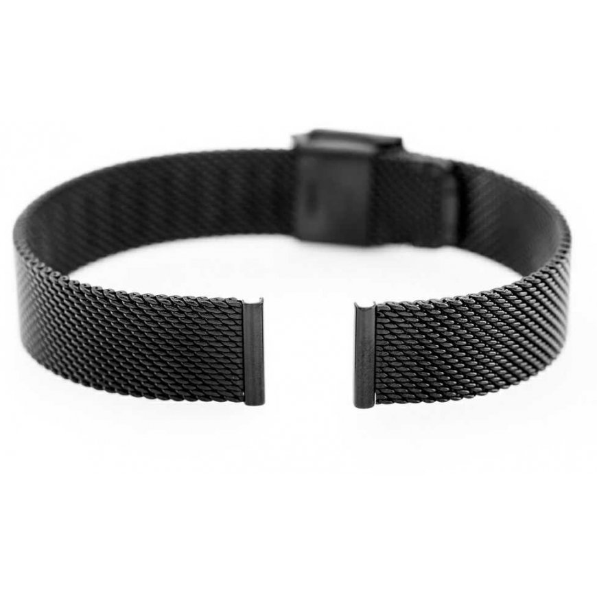 Pacific M6 bracelet - HQ mesh - juodas 14mm – 5