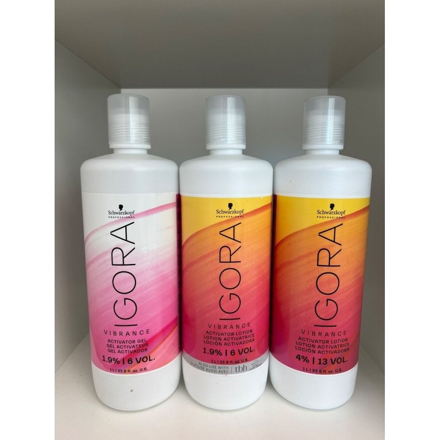 Schwarzkopf Professional Igora Vibrance Activator - activating lotion for dyes 1000ml - VOL. 6 | 1.9% – 2