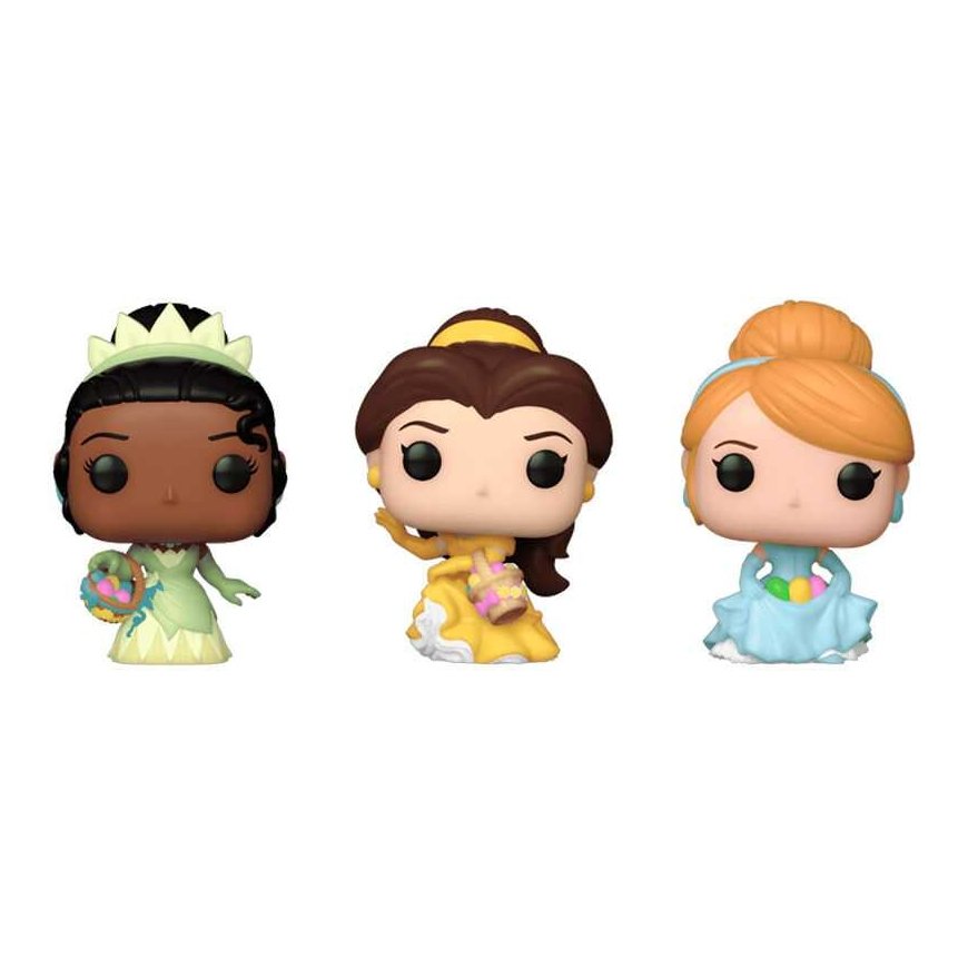 Funko Porkkana Pocket POP blister 3 hahmoa Disney Princess Cinderella Tiana Bella pääsiäinen – 2