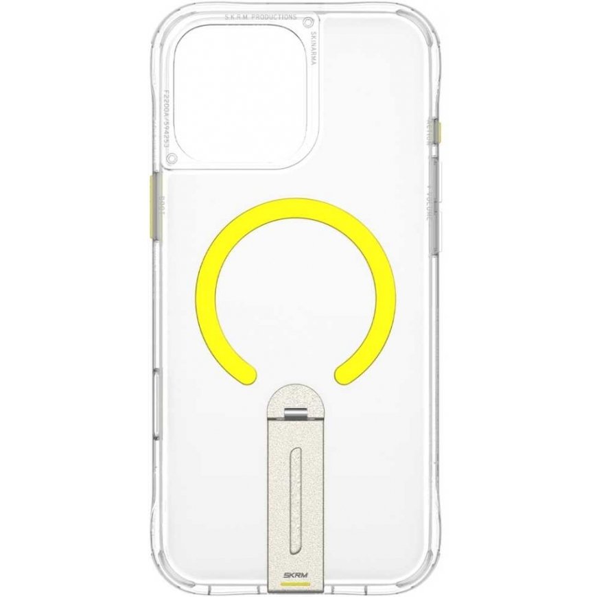 Skinarma Helix for Apple iPhone 16 Pro Max Magnetic Charging 360 Rotating Stand dėklas telefonui skaidrus – 5