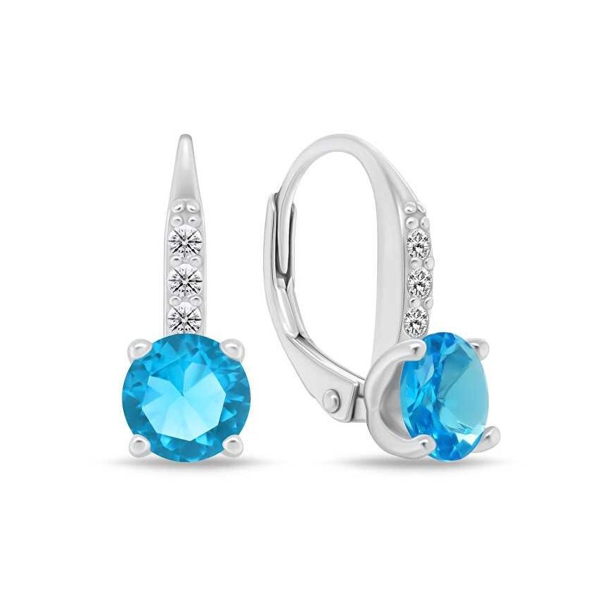 Brilio Silver Elegant silver set with zircons SET274WLB (pendant, dangle earrings) – 5