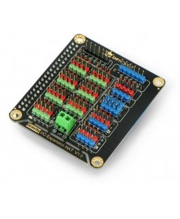 DFRobot DFR0566 IO išplėtimo priedėlis HAT, skirtas Raspberry Pi 4B / 3B+ / 3B / 2B