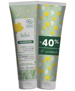 Klorane BÉBÉ BIO diaper cream pack 2 x 100 ml