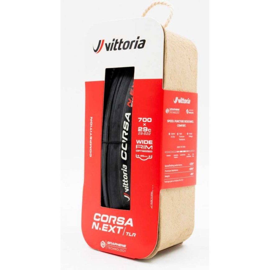 Rengas 28" Vittoria Corsa N.EXT G2.0 TLR 700x29c / 29-622 musta (leveä vanne) – 3