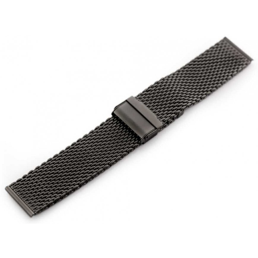 Pacific 12 bracelet – HQ mesh – matte graphite 26mm – 4
