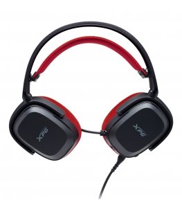 XPG PRECOG STUDIO Austiņas Vadu Speļu USB Veids-C Melns, Sarkans