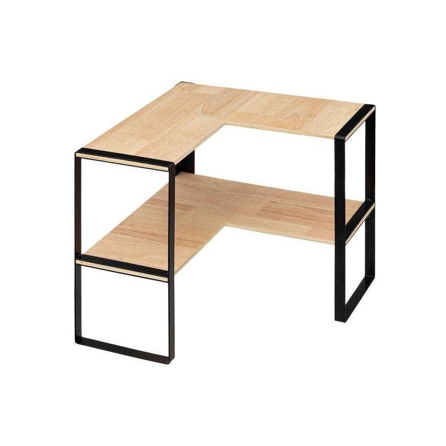5five Simply Smart Corner Kitchen Shelf, 2 Tiers, 40 x 40 x 35 cm