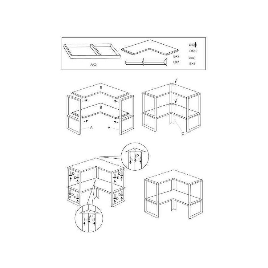 5five Simply Smart Corner Kitchen Shelf, 2 Tiers, 40 x 40 x 35 cm – 3