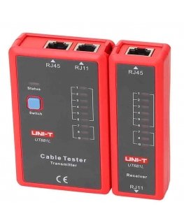 Tietokoneverkkokaapelitesteri RJ45+RJ11 UT681L UNI-T