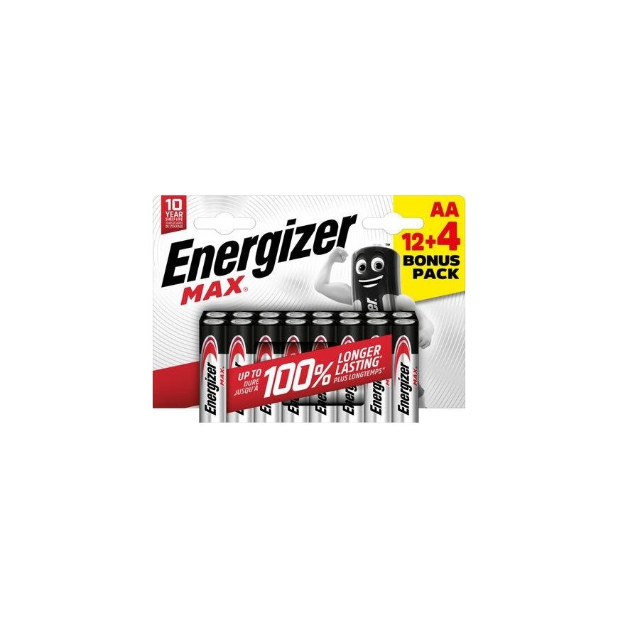 Energizer Energizer LR6/16 Max AA 12+4 ilmainen
