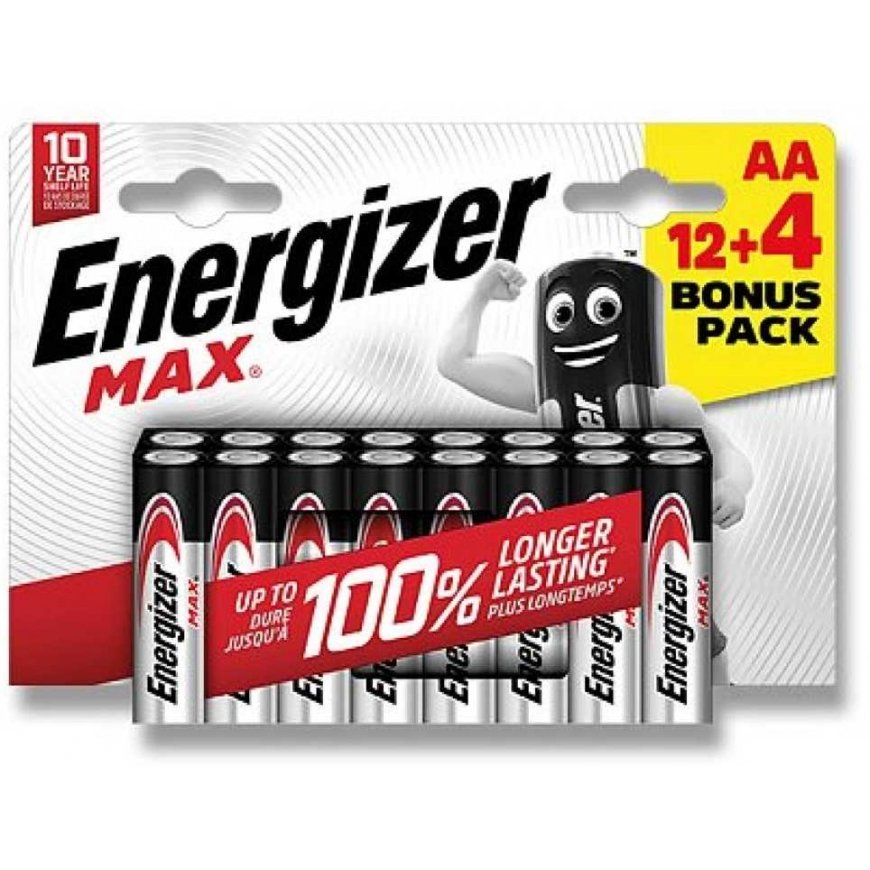 Energizer Energizer LR6/16 Max AA 12+4 ilmainen – 2