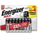 Energizer Energizer LR6/16 Max AA 12+4 ilmainen Energizer Energizer LR6/16 Max AA 12+4 ilmainen