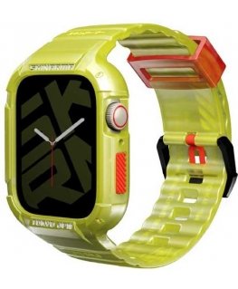 Skinarma bracelet+case Saido 2in1 Apple Watch 45/44mm yellow