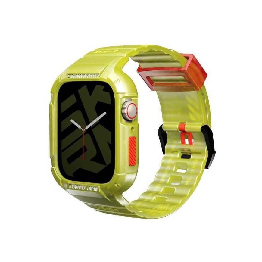 Skinarma bracelet+case Saido 2in1 Apple Watch 45/44mm yellow – 2