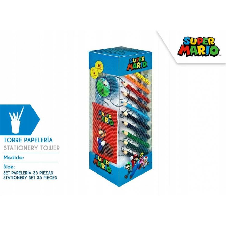 Nintendo Stationery Tower, jossa on 35 Super Mario -kappaletta – 5