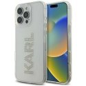 Karl Lagerfeld IML Rhinestones Logo Case for iPhone 16 Pro Transparent Karl Lagerfeld IML Rhinestones Logo Case for iPhone 16 Pro Transparent