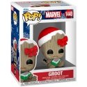 Funko POP -hahmo Marvel Groot Presentin kanssa Funko POP -hahmo Marvel Groot Presentin kanssa