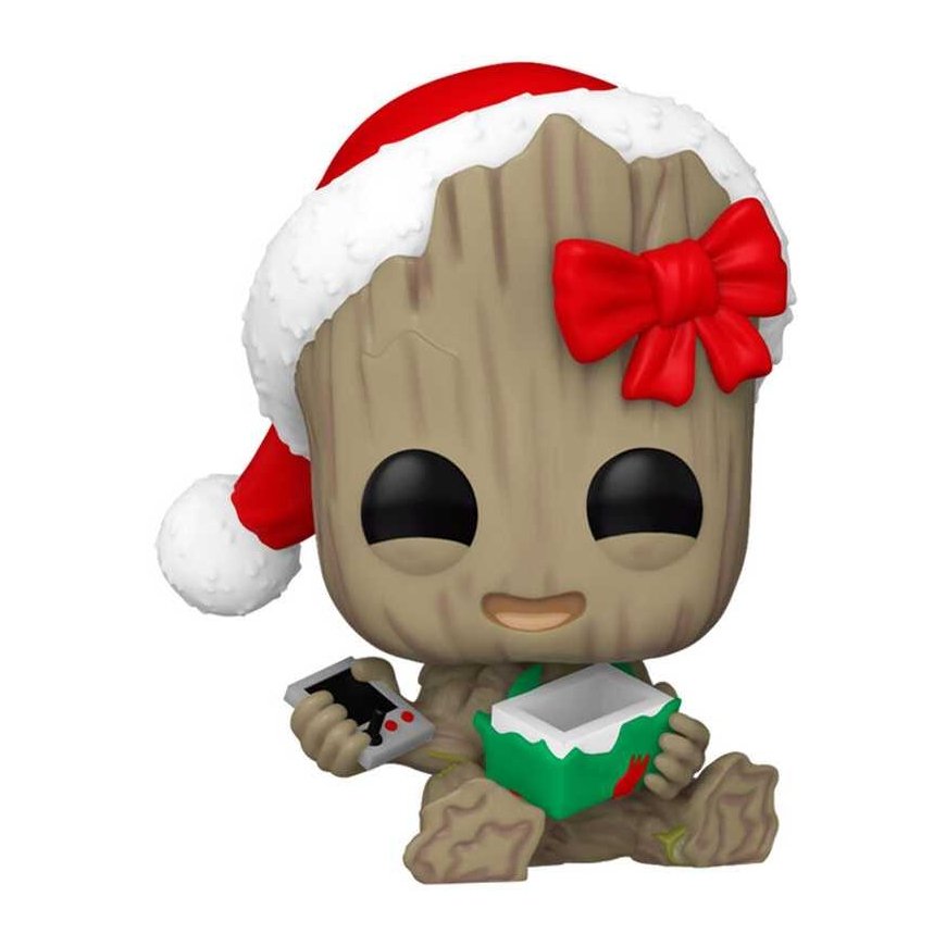Funko POP figure Marvel Groot with Present – 2