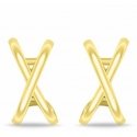Brilio Silver Fashionable gold-plated earring EA696Y Brilio Silver Fashionable gold-plated earring EA696Y