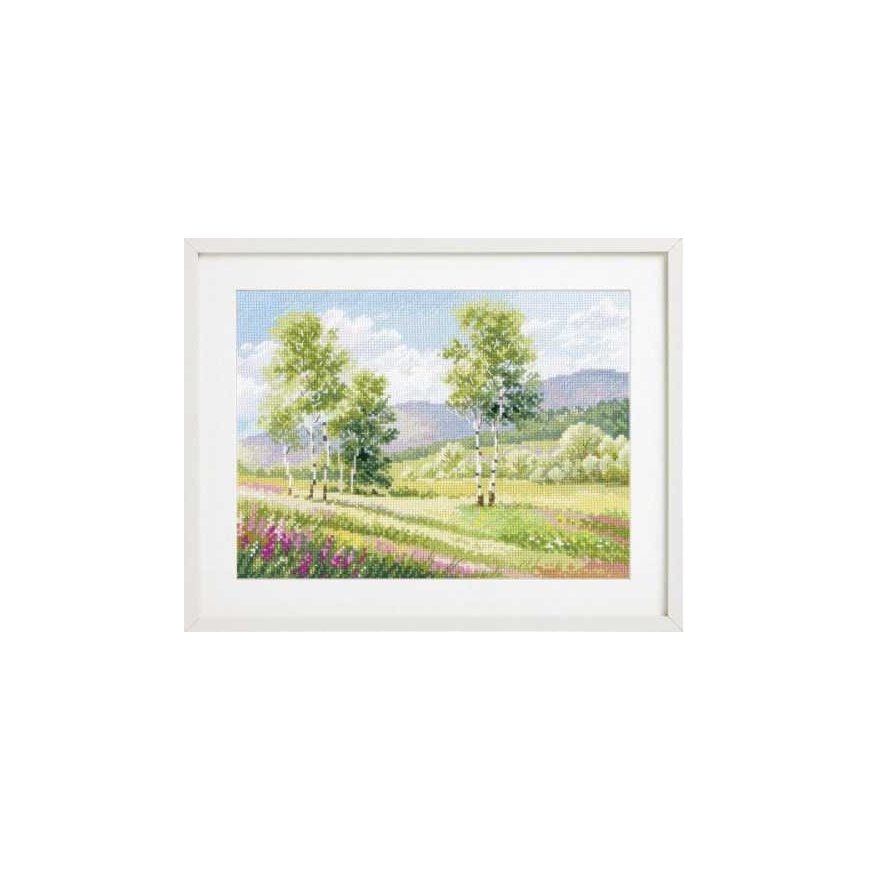 Beldizart Cross-stitch kit "Native Spaces. Birches" S3-35
