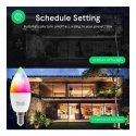 LED-lamppu E14, 230V, 4,5W, 380lm, 2700K - 6500K, RGB, älykäs Wi-Fi, sovellusohjattu, TUYA / Smart Life, P4, NOUS LED-lamppu E14, 230V, 4,5W, 380lm, 2700K - 6500K, RGB, älykäs Wi-Fi, sovellusohjattu, TUYA / Smart Life, P4, NOUS