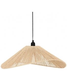 Atmosphera MYHA pakabinamas šviestuvas virš stalo, austas gaubtas, 58 cm