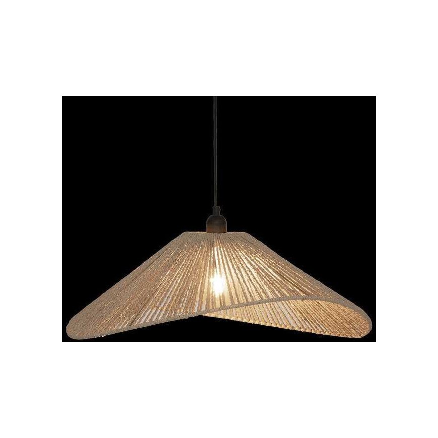 Atmosphera MYHA pendant lamp above the table, woven shade, 58 cm – 4