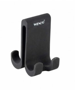 WENKO 25229100 kodin varastointikoukku Sisätila Yleiskoukku musta 1 kpl