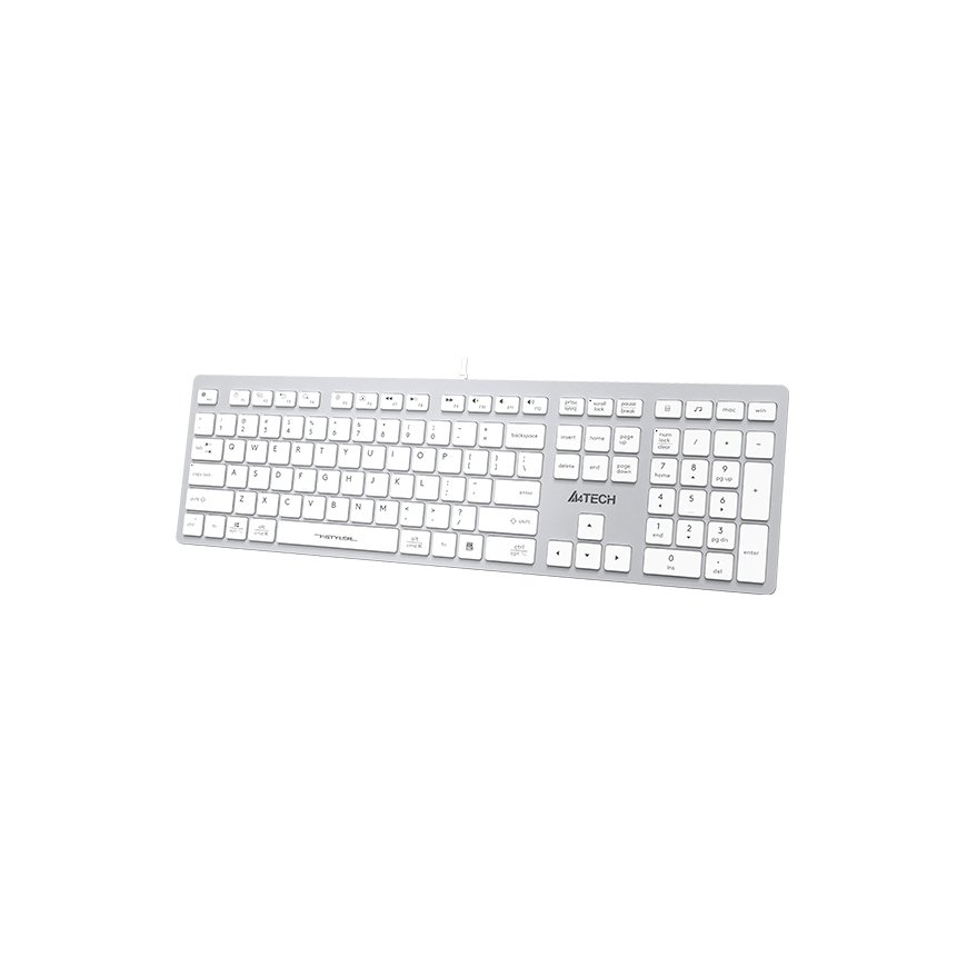 A4Tech Fstyler FX50 klaviatūra Namams / biurui USB Balta – 5