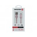 Swissten 71522105 USB-kaabel USB 2.0 0,2 m USB A Micro-USB B Pärlmutter Swissten 71522105 USB-kaabel USB 2.0 0,2 m USB A Micro-USB B Pärlmutter