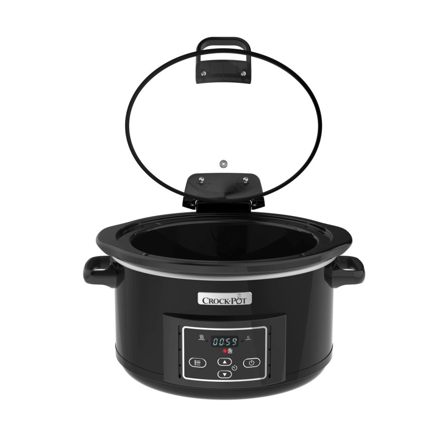 Crock-Pot CSC052X hidas liesi keittiötyökalu 4,7 L musta, Hopea – 3