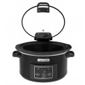 Crock-Pot CSC052X hidas liesi keittiötyökalu 4,7 L musta, Hopea Crock-Pot CSC052X hidas liesi keittiötyökalu 4,7 L musta, Hopea