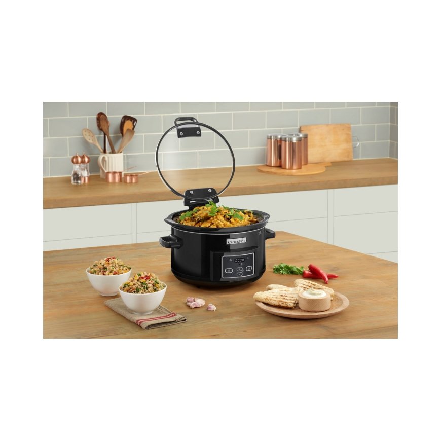Crock-Pot CSC052X lėto virimo puodas 4,7 L Juoda, Sidabras – 5