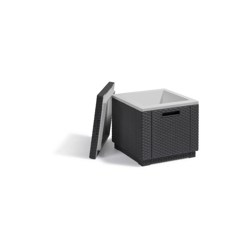 Allibert Ice Cube graphite aukstuma soma Grafīts