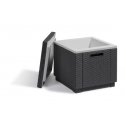 Allibert Ice Cube graphite kylmälaukku Grafiitti Allibert Ice Cube graphite kylmälaukku Grafiitti